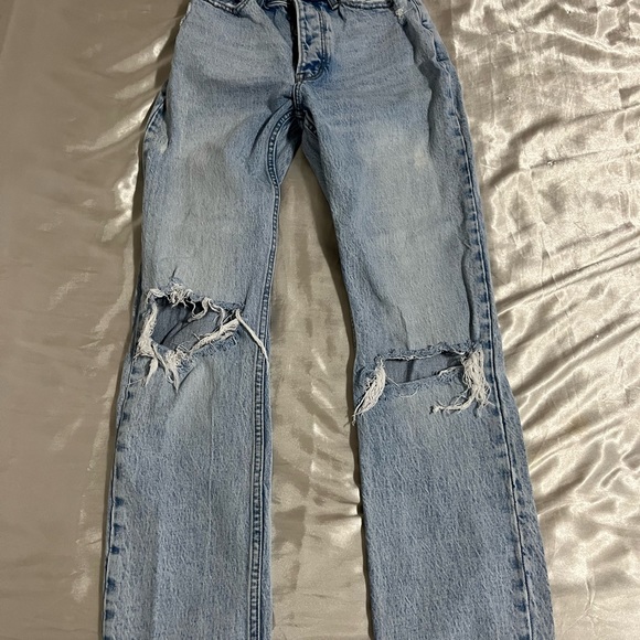 Abercrombie Dad Jeans curve love - Picture 2 of 3